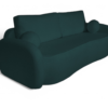 Stylowa sofa z funkcją spania - Luna turkusowa materiał boucle anthology 13 Teal - obrazek 2