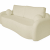 Stylowa beżowa sofa z funkcją spania - Luna materiał boucle quelle 02 - obrazek 3